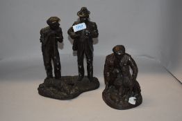 Two modern Heredities figure studies of farm workers