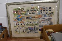 A modern limited edition philatelic stamp first day covers set by A McCafferty 50/500