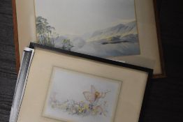 William Heaton Cooper, (1903-1995), after, a print, Derwent Water from Friars' Crag, 18 x 25cm,