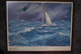 Louis Gerber, (20th century), after, Grinaker, signed, 44 x 58cm, framed and glazed, 46 x 60cm