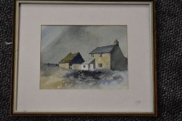 Bert Mabane, (20th century), a watercolour, Abandoned Cottage, attributed verso, 18 x 29cm,