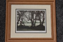 Davidson, (20th century), after, a Ltd Ed print, Misty Morn, signed and dated (19)87, 20 x 25cm,