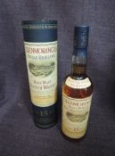 A bottle of Glenmorangie 15 Year Old Rare Malt Scotch Whisky, 43% vol, 70cl in card tube