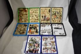 5 boxes of trout flies containing over 400 flies