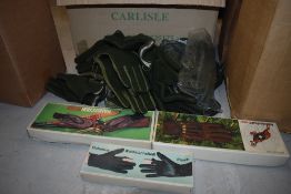 A Large selection of Austrian shooting and hunting gloves by Handschuh Peter many tagged and boxed.