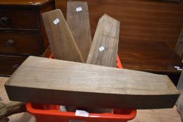 Four Rare 1980s French Walnut Stock blanks measuring approx 47cm x 13cm x 6cm