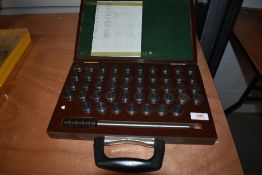 A Cased complete set of gunsmiths gauges