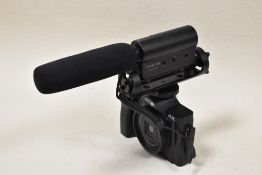 A digital camera with microphone