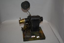 A GBN (gebruder Bing) Bavaria Majic lantern projector with brass lens
