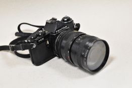 An Asahi Pentax ME camera with CFC Phase 2 CCT 35-100mm 1:3,5-4,3 lens