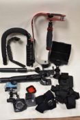 A selection of various body and on the move cameras and equipment