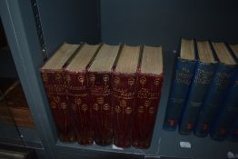 Literature. Gresham Publishing Co. Classics of Literature with the Talwin Morris spines. (5)