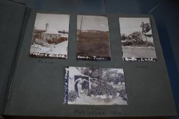 Photograph Album. R. P. Taylor, 1922-23. Includes; Palestine; Red Sea; Middleham; Poona-Dehli;