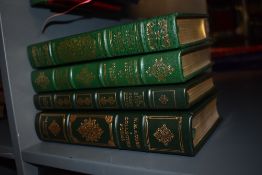 The Franklin Library. Poetry. Leather bound, gilt. (4)