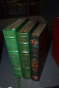 The Franklin Library. Irish authors. Leather bound, gilt. (3)