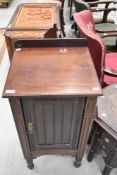 A Victorian mahogany pot cupboard