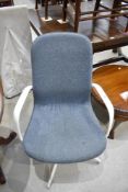 A modern swivel office chair