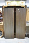 A mid century Avelon Yatton four piece bedroom suite, double door wardrobe , chest of drawers,