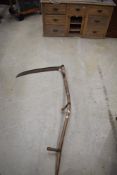 A traditional scythe