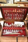 A cased canteen of Viners cutlery for six in fitted case.