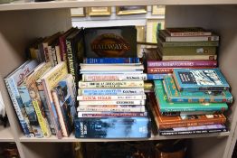 A large collection of steam railway and train related reference books. Including Liveries,
