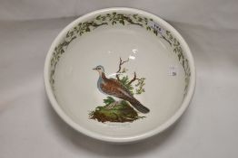 A Portmeirion Susan William Ellis Birds of Britain pattern fruit bowl.