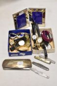 A selection of ladies wrist watches including Citizen, Rotary and Clio. Also including four small