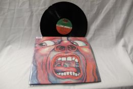 A King Crimson 'In the Court of the Crimson King' US Atlantic pressing in clean gatefold sleeve -