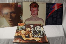 A lot of six Bowie albums with relevant inners. UK pressings that are getting sought after