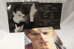 Two classic period Bowie albums, Low and Heroes. EX copies with relevant rare inners