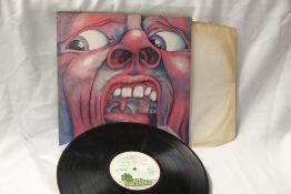 A nice UK Island copy of King Crimson 'In the court of the Crimson King'