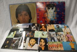 A lot of three Paul McCartney albums including a nice early UK press of his debut and a Spanish