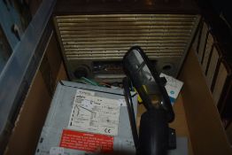 A vintage radio and car radio