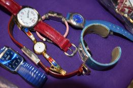 10 colourful wrist watches