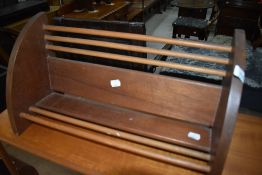 A vintage sapele book trough