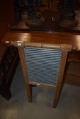 A vintage wash board