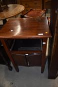 An early 20th Century mahogany side cabinet frame