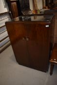 An early 20th Century mahogany side cabinet