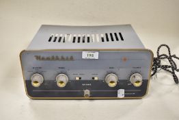 A rare Heathkit of England integrated tube amplifier, model S-33H, around 1960s.