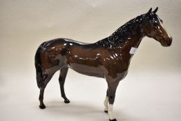 A Beswick figure study of a race horse titled ' Hunter ' no. 1734
