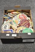 A huge assortment of collectable vintage and retro beer mats.