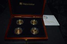 A Westminster Mint 2006 Gibraltar Queen Elizabeth II 80th Birthday Portrait Gold Sovereign