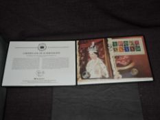 A Westminster Mint 2003 The Wilding Anniversary Gold Sovereign Presentation Cover, limited edition