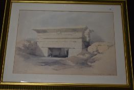 David Roberts, (19th century), after, a pair of 20th century re-prints, Egypt, 35 x 50cm, mounted