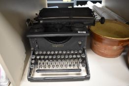 An early 20th century Imperial typewriter