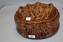 A modern Portmeirion game pattern pie dish