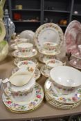 An early 20th century Royal Crown Derby part tea set patt no A1801