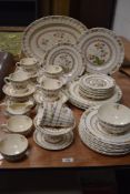 An early 20th century part tea and dinner service by Spode in the Spode's Cowslip design