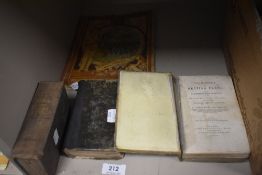 Four antiquarian volumes including Buffons Natural History 1844, British Ferns, Philips Excelsior