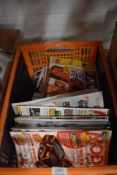 A carton of Model Collector magazines ranging from 2005-2008